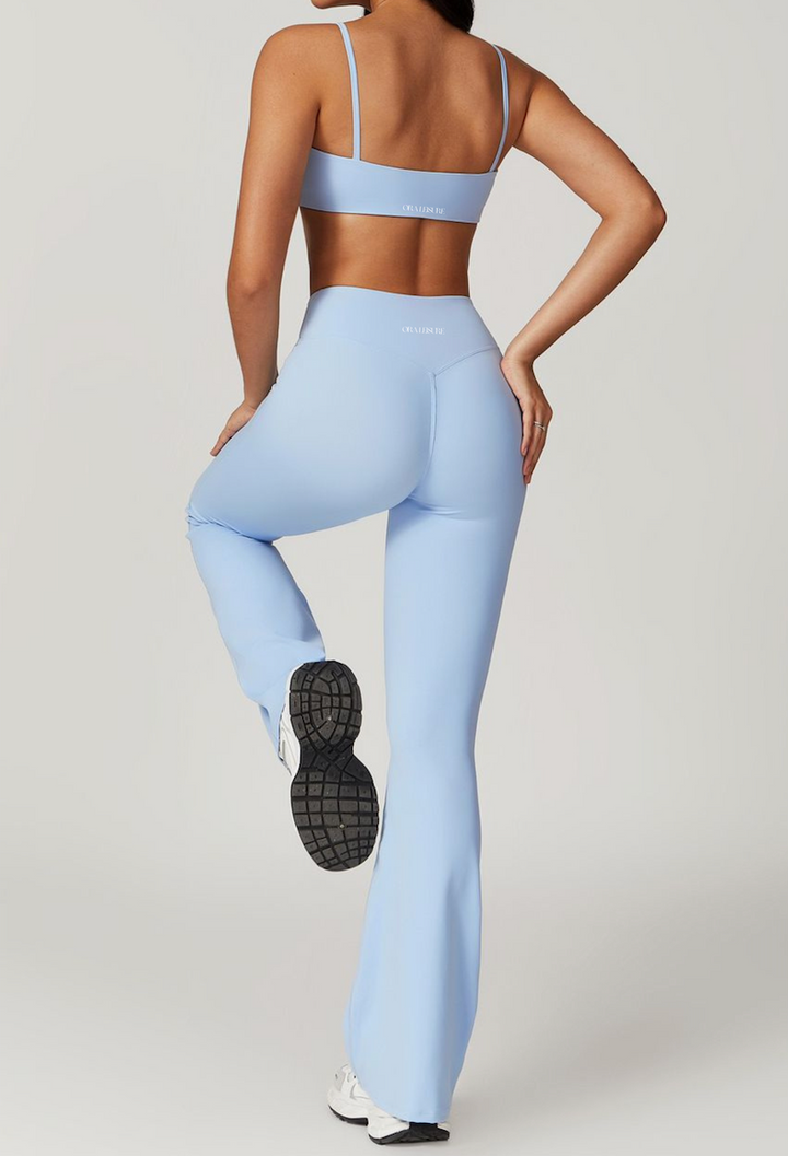 AIRE FLARE PANTS BABY BLUE (COMING SOON)