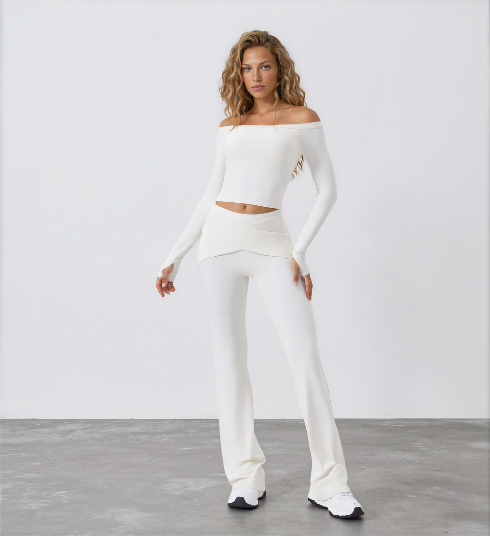 Lumière Flares - Vanilla - ORA LEISURE APPAREL