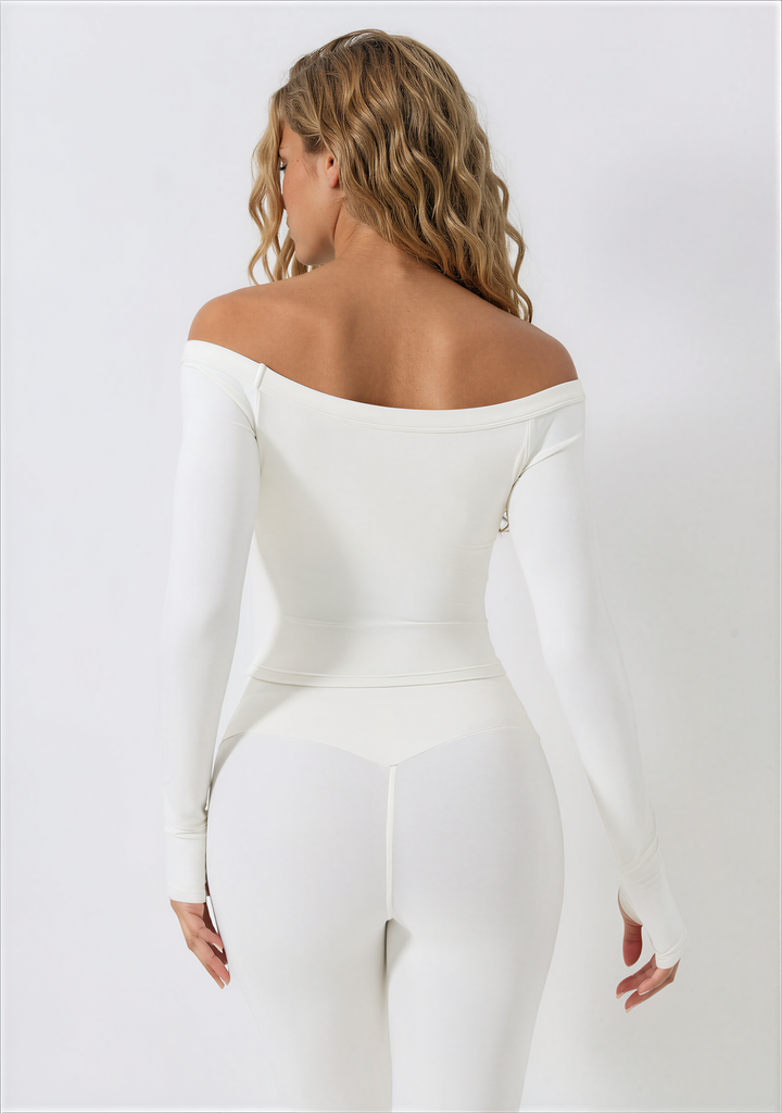 Lumière Long Sleeve Top - Vanilla